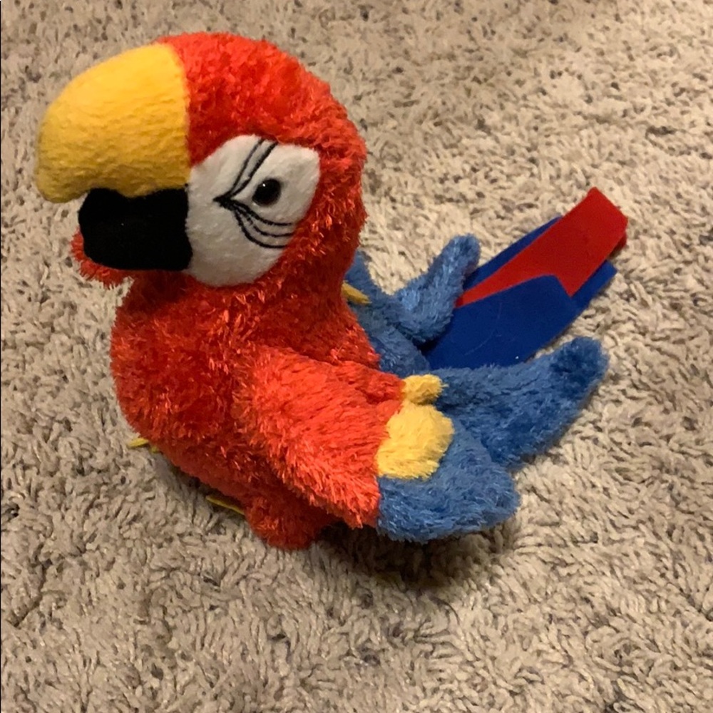 Douglas Gabby red macaw parrot stuffed animal